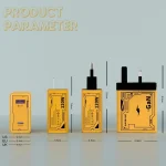 HX111 120W USB, Type-C GaN Ultra-fast Charger, US Plug, EU Plug, UK Plug - Image 2