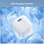 JOYROOM JR-TCG08 GaN PD20W USB-C / Type-C Port Mini Charger, EU Plug, UK Plug - Image 6