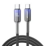 JOYROOM S-A42 Crystal Clear Series Fast Charging Data Cable, Length: 1.2m, Type-C to Type-C Cable, Type-C to 8 Pin Cable