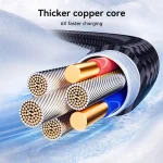 JOYROOM S-A42 Crystal Clear Series Fast Charging Data Cable, Length: 1.2m, Type-C to Type-C Cable, Type-C to 8 Pin Cable - Image 5