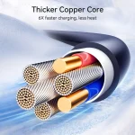 JOYROOM S-A43 30W USB-C / Type-C to 8 Pin Coiled Fast Charging Data Cable, Type-C to 8 Pin - Image 7