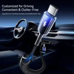 JOYROOM S-A43 3A USB to USB-C / Type-C Coiled Fast Charging Data Cable, USB to Type-C - Image 2