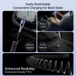 JOYROOM S-A43 3A USB to 8 Pin Coiled Fast Charging Data Cable, USB to 8 Pin - Image 5