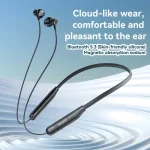 Yesido YSP20 Magnetic Neckband Wireless Bluetooth Earphone, YSP20 - Image 2