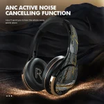 A6 ANC Gaming Studio Bluetooth Wireless Headphones - Image 4