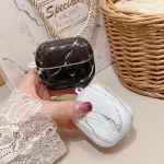 Marble Texture Glossy PC Earphone Protective Case, For Samsung Galaxy Buds3 / Buds3 Pro - Image 4