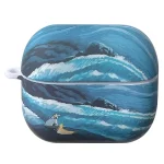 Oil Painting Frosted PC Earphone Protective Case, For Samsung Galaxy Buds3 / Buds3 Pro