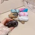 Marble Texture Glossy PC Earphone Protective Case, For Beats Solo Buds - Image 3