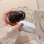 Marble Texture Glossy PC Earphone Protective Case, For Beats Solo Buds - Image 4