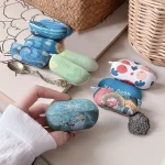 Oil Painting Frosted PC Earphone Protective Case, For Beats Solo Buds - Image 3