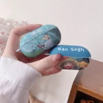 Oil Painting Frosted PC Earphone Protective Case, For Beats Solo Buds - Image 4