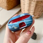 Oil Painting Frosted PC Earphone Protective Case, For Beats Solo Buds - Image 6