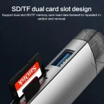 6 in 1 USB3.0, Micro USB, Type-C to SD, TF Card, U Disk Multifunctional Card Reader Adapter, 6 in 1 Card Reader - Image 3