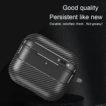 Carbon Fiber Texture Bluetooth Earphone Protective Case, For AirPods 4 - Image 3