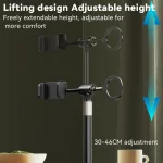 Yesido C297 Dual-use Live Broadcast Desktop Stand Metal Spring Clip / Magnetic Ring, C297 - Image 6