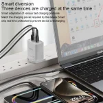 Yesido YC89 65W Type-C, USB, 8 Pin Reverse GaN Fast Charger with Type-C to 8 Pin Cable, YC89 - Image 10