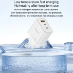 Yesido YC70 65W Type-C, USB, 8 Pin Reverse GaN Fast Charger with Type-C to 8 Pin Cable - Image 4