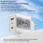 Yesido YC70 65W Type-C, USB, 8 Pin Reverse GaN Fast Charger with Type-C to 8 Pin Cable - Image 8