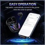 ONIKUMA T27 Dual Mode Cool Wireless Bluetooth Earphone, T27 - Image 4
