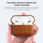 Crocodile Texture Earphone Protective Case, For AirPods 4, For AirPods Pro 2 - Image 3