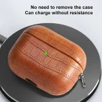 Crocodile Texture Earphone Protective Case, For AirPods 4, For AirPods Pro 2 - Image 4
