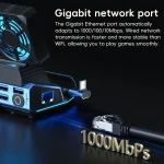 YCE-V279 10 in 1 USB-C Gaming Dock Station Hard Disk Enclosure with Detachable Fan, 10 in 1 - Image 4