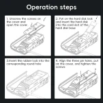 YCE-V279 10 in 1 USB-C Gaming Dock Station Hard Disk Enclosure with Detachable Fan, 10 in 1 - Image 8