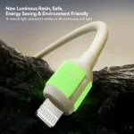 JOYROOM S-A53 Fluorescent Series 30W Type-C to 8 Pin Fast Charging Data Cable, 1.2m, 2m - Image 2