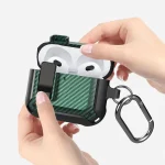 Bumblebee Carbon Fiber Shockproof Protective Case with Switch, For AirPods 4 - Image 3