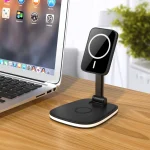LXF-171 15W Multifunctional Desktop Folding Stand Magsafe Wireless Charger - Image 9