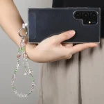 Mobile Phone Anti-lost Pink Green Bead Chain Short Lanyard - Image 6