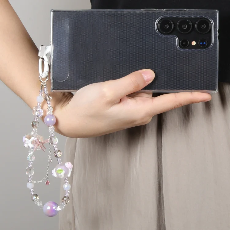 EDA0072132_B5.webp Mobile Phone Anti-lost Flower Block Bead Chain Short Lanyard - Image 6