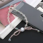 Mobile Phone Anti-lost Bowknot Bead Chain Short Lanyard - Image 5
