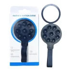Suction Cup Magnetic Silicone Band Phone Holder