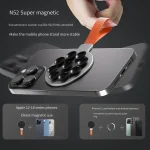 Suction Cup Magnetic Silicone Band Phone Holder - Image 9