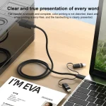 3 in 1 8 Pin, Type-C, Micro USB to USB-B MIDI Instruments Printer Cable, Length: 1m, 1m - Image 7