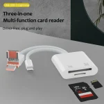 NK-101Y TL Pro USB-C / Type-C, 8 Pin, USB to TF, SD Card Slot Multi-function Card Reader, NK-101Y TL Pro - Image 2