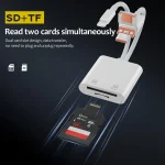 NK-101Y TL Pro USB-C / Type-C, 8 Pin, USB to TF, SD Card Slot Multi-function Card Reader, NK-101Y TL Pro - Image 4