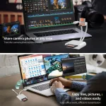 NK-101Y TL Pro USB-C / Type-C, 8 Pin, USB to TF, SD Card Slot Multi-function Card Reader, NK-101Y TL Pro - Image 8