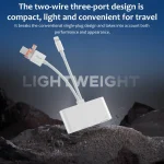 NK-108TL Pro USB-C / Type-C, 8 Pin, USB to USB-C / Type-C, USB, TF, SD Card Multi-function Card Reader Adapter, NK-108TL Pro - Image 4