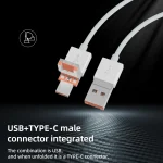 NK-1011TL Pro USB-C / Type-C, 8 Pin, USB to USB-C / Type-C, USB, CF, TF, SD Card Slot Card Reader Adapter, NK-1011TL Pro - Image 6