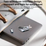 NK-3041TL Pro USB-C / Type-C, 8 Pin, USB to USB, TF / SD Card Multi-function Card Reader Adapter, NK-3041TL Pro - Image 3