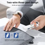 NK-9109TL Pro USB-C / Type-C, 8 Pin, USB to USB-C / Type-C, USB, TF / SD Card Multi-function Adapter, NK-9109TL Pro - Image 4