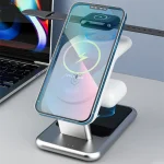 Y10 15W 3 in 1 Magnetic Wireless Charger Stand - Image 2