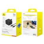 Baseus PD65W USB and 2 USB-C / Type-C Fast Charger With 1m Type-C Cable, UK Plug - Image 9
