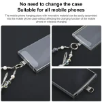 Crystal Pearl Short Chain Anti-lost Mobile Phone Short Lanyard - Image 3