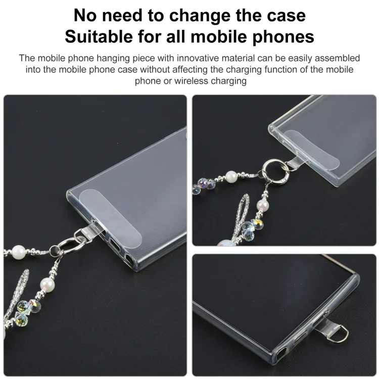 EDA0072359_B2.webp Crystal Pearl Short Chain Anti-lost Mobile Phone Short Lanyard - Image 3