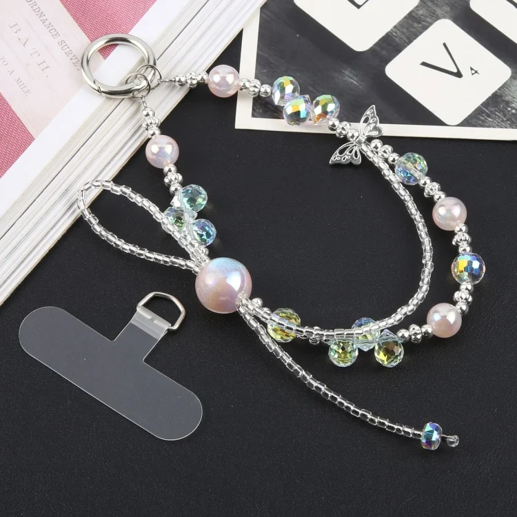 EDA0072359_B4.webp Crystal Pearl Short Chain Anti-lost Mobile Phone Short Lanyard - Image 5