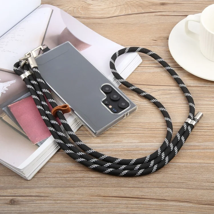 EDA0072362_B5.webp 8mm Silver Buckle Adjustable Anti-lost Crossbody Mobile Phone Neck Lanyard - Image 6
