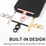360 Degree Rotation T-shape Metal Mobile Phone Lanyard Fixing Gasket - Image 6